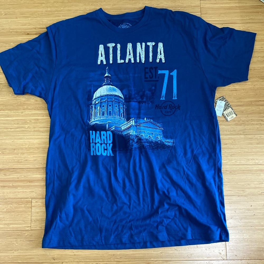 NWT Men’s Hard Rock Cafe Atlanta Tee Shirt Sz XL